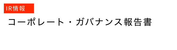 IR��� �R�[�|���[�g�E�K�o�i���X�񍐏�